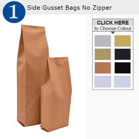 Side Gusset Bag No Zipper