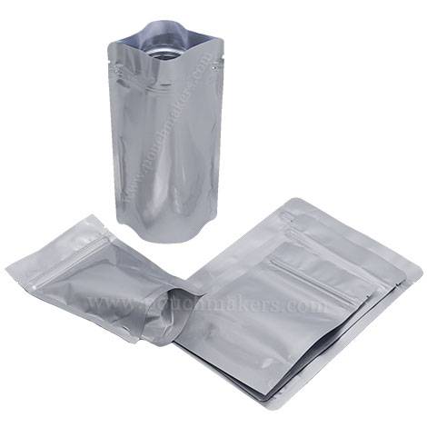 Matt Silver Foil Stand Up Pouches Foil Stand Up Pouches