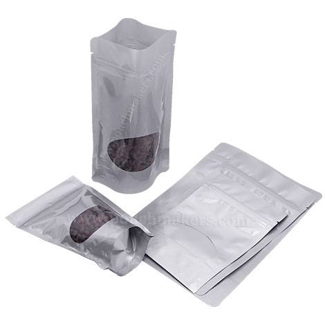Silver plastic on sale pouch