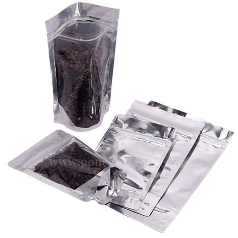 One side silver pouch outlet