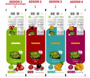 Laser print pouch designing: Design service with addons changing photos