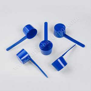 Blue - Measuring Scoops-45 CC / 45 ML Long Handle( 47mm (d) x 32mm (h) x 134mm (l) )