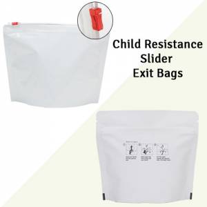 Child Resistant Slider Exit Bags