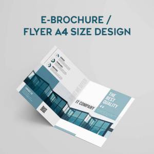 E-Brochure / Flyer A4 size Design Services - Graphic Design Services