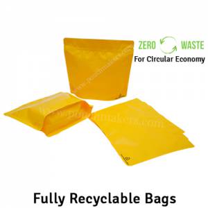 Recyclable Stand Up Pouches With Valve Wider Width Size