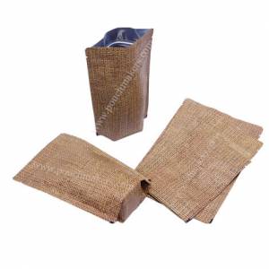 Jute Look High Barrier Bags with Valve