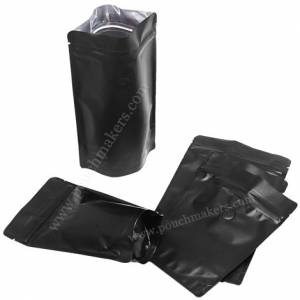 Stand Up Pouch with Zipper and Valve for Coffee Packaging