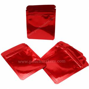 Three Side Seal Pouches With Zipper