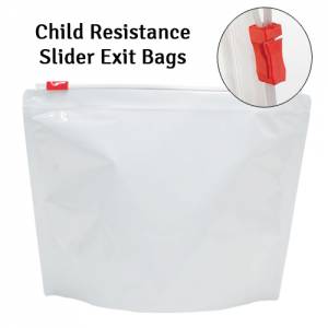 Child Resistant Slider Exit Bags