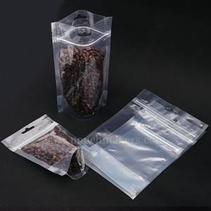 Clear (Transparent) Stand Up Pouches with Zipper