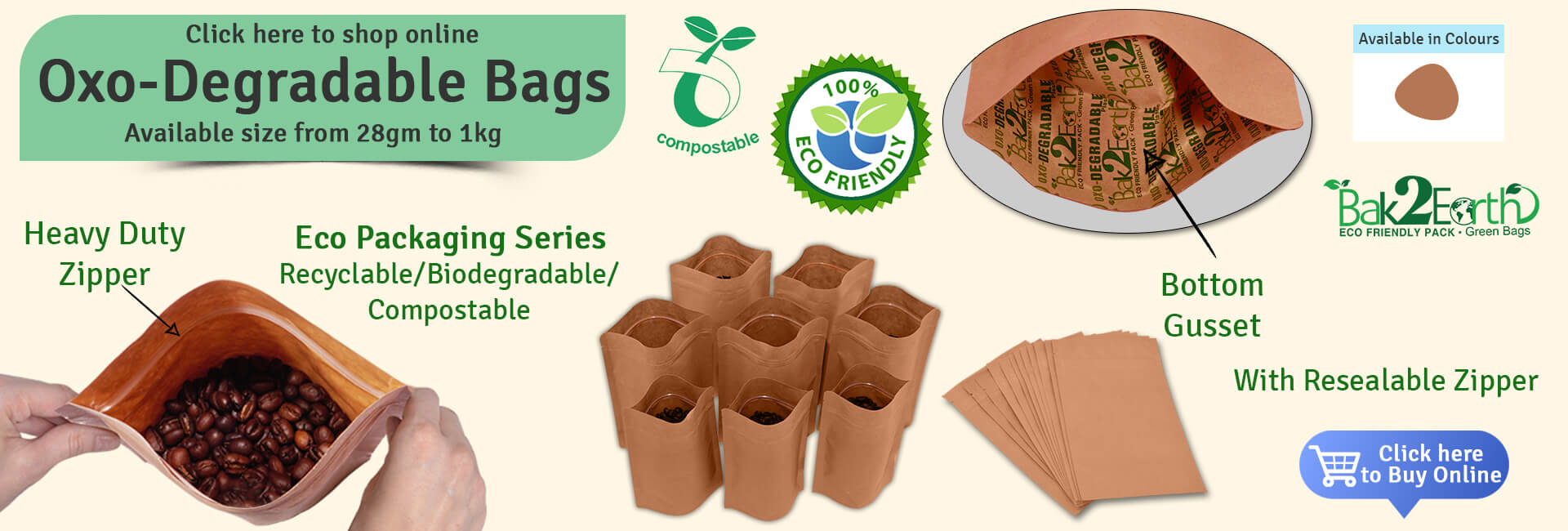 Oxo Degradable Bags PouchMakers